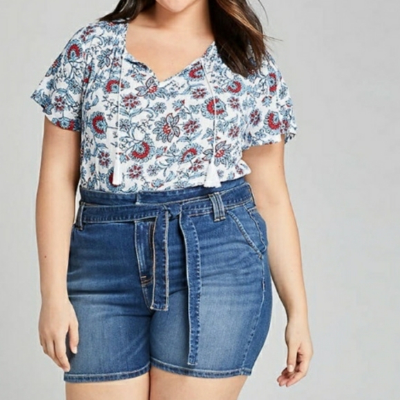 NWOT! Lane Bryant Jean Shorts Size 24 - Picture 15 of 15